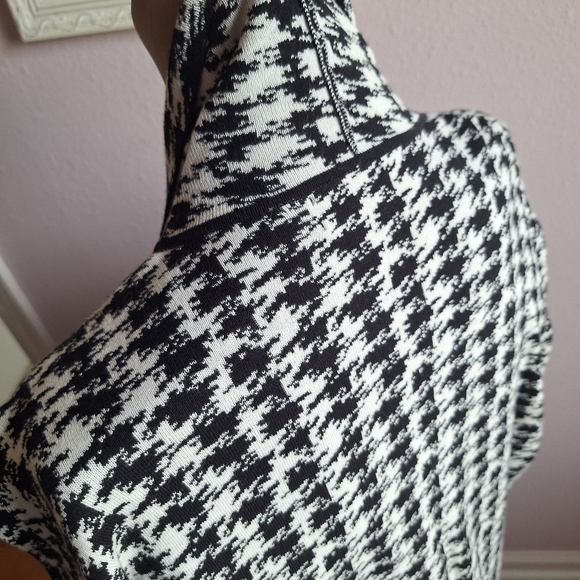 Houndstooth knit Cardigan - Picture 5 of 13